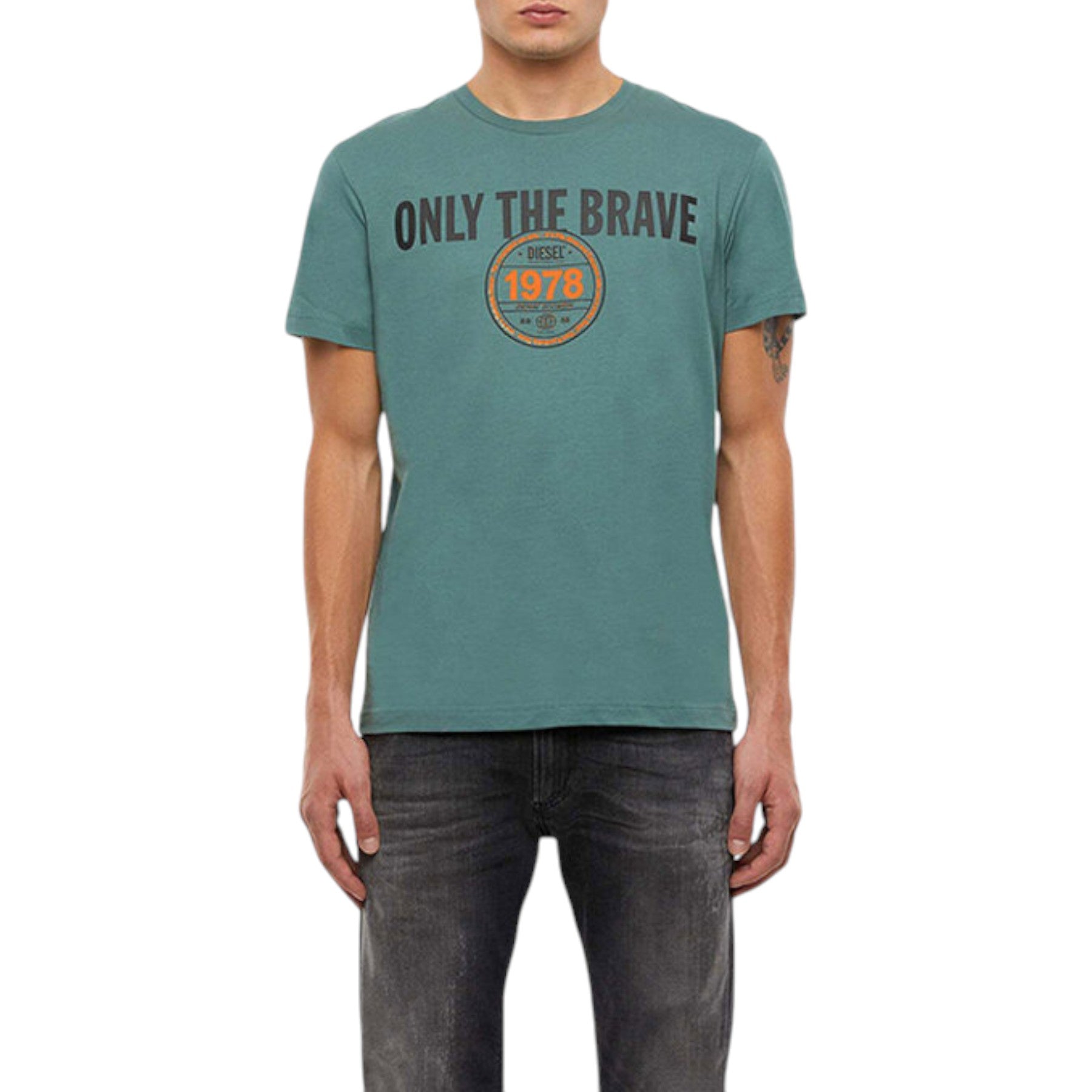 DIESEL T DIEGOS K35 Mens T Shirt Crew Neck Short Sleeve Casual Summer Cotton