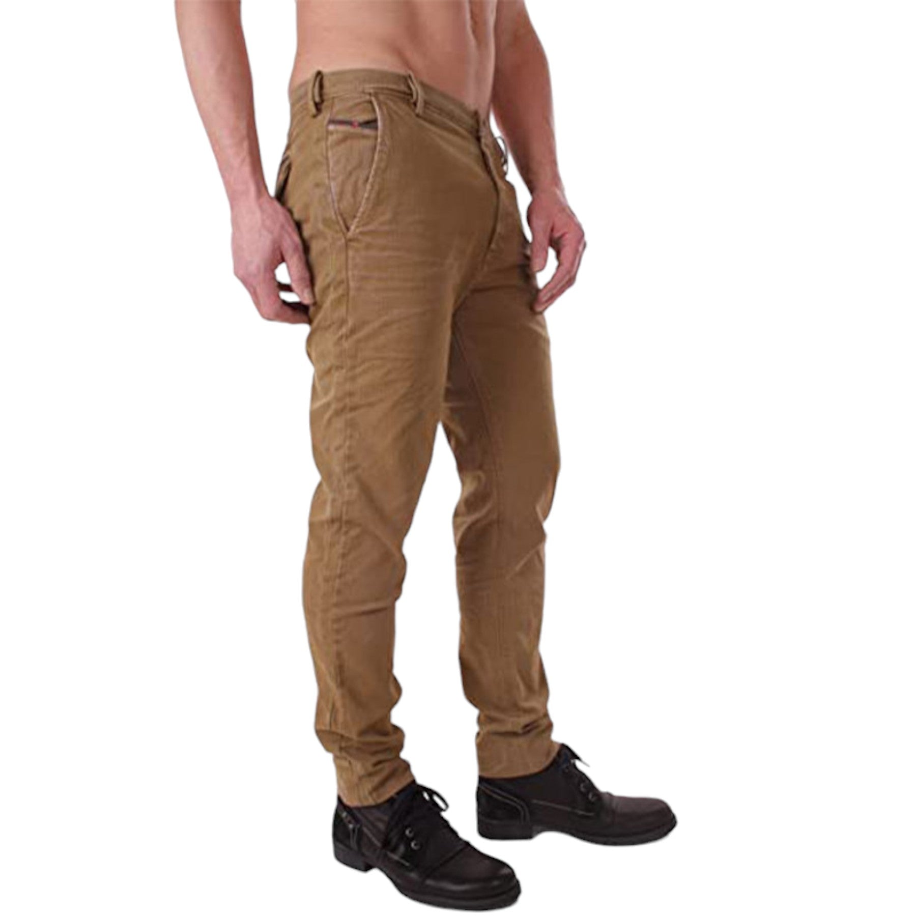 DIESEL SLIM CHINO 0848Q Mens Chino Trousers Sweat Slim Fit Stretch Casual Pants