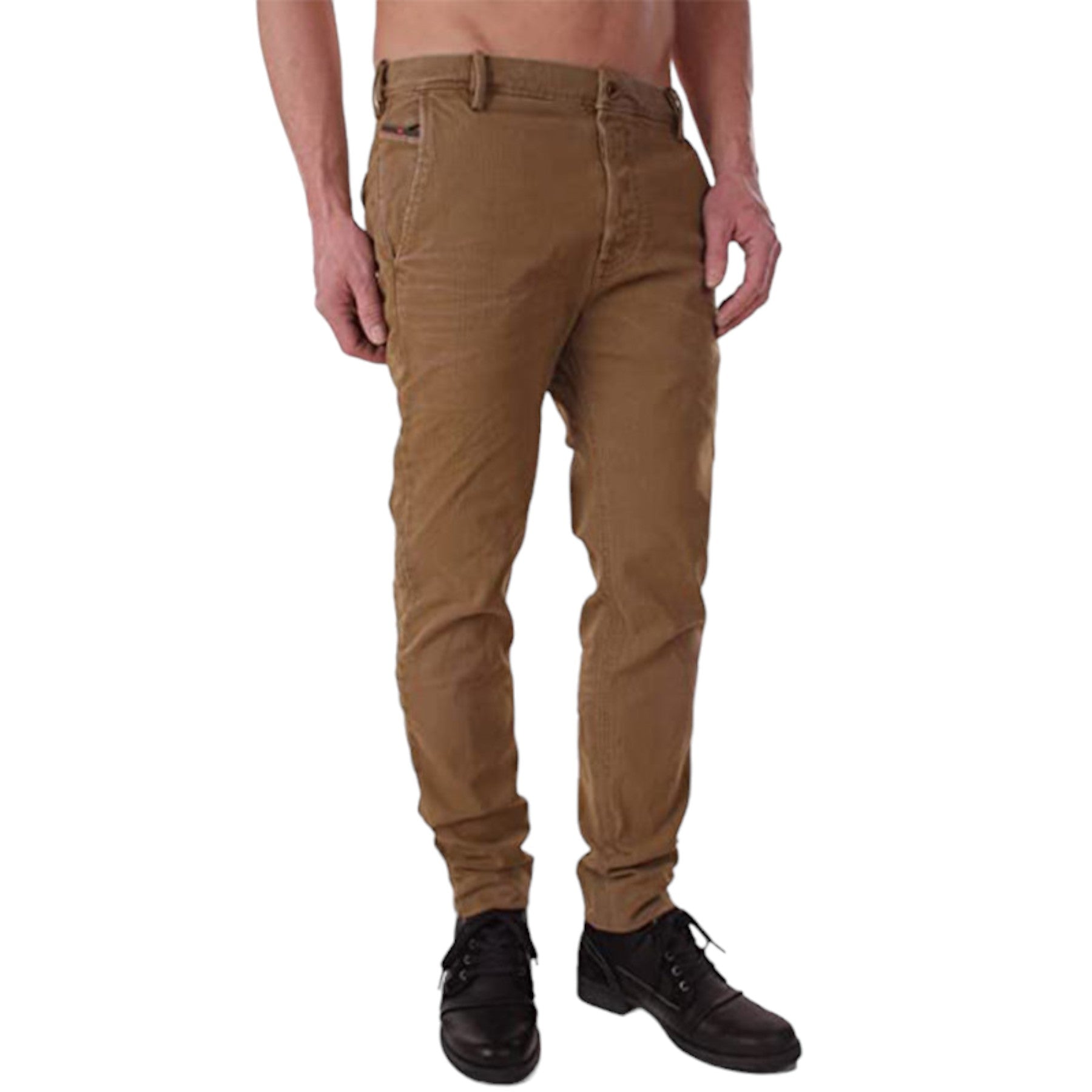 DIESEL SLIM CHINO 0848Q Mens Chino Trousers Sweat Slim Fit Stretch Casual Pants