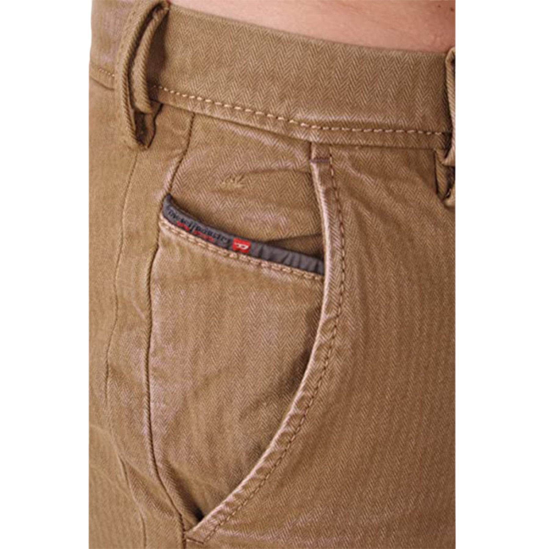 DIESEL SLIM CHINO 0848Q Mens Chino Trousers Sweat Slim Fit Stretch Casual Pants