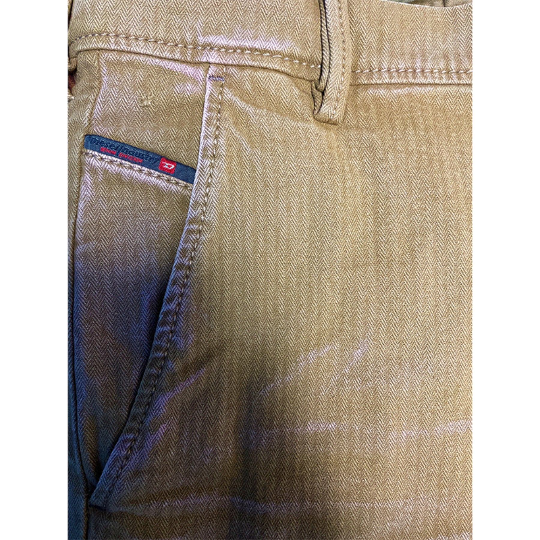 DIESEL SLIM CHINO 0848Q Mens Chino Trousers Sweat Slim Fit Stretch Casual Pants