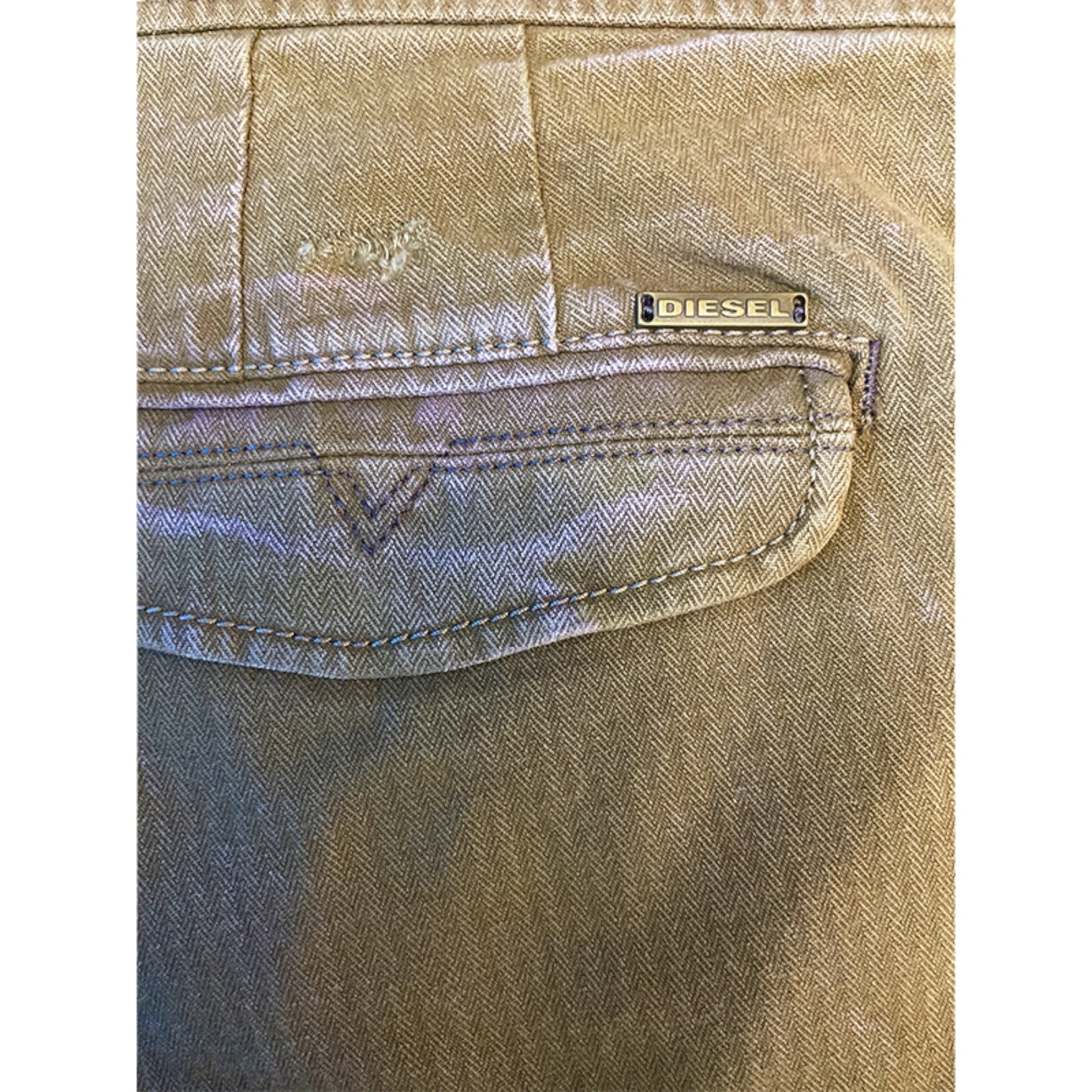 DIESEL SLIM CHINO 0848Q Mens Chino Trousers Sweat Slim Fit Stretch Casual Pants