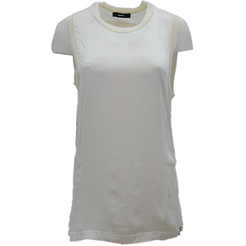 DIESEL T HEIKA Womens Dress T-Shirt Vest Round Neck Sleeveless Casual Tank Top