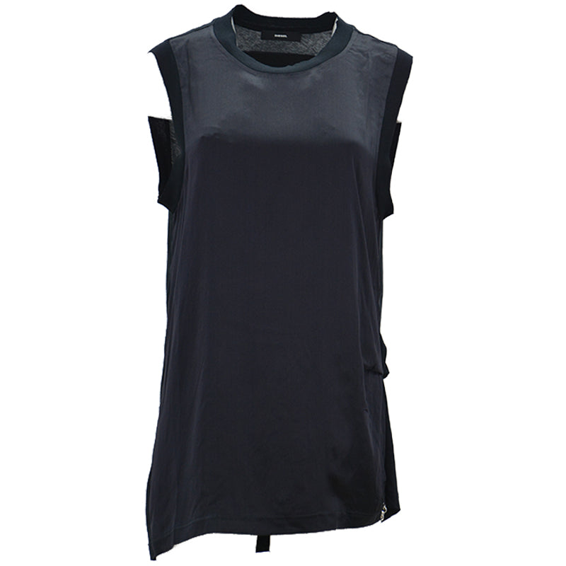 DIESEL T HEIKA Womens Dress T-Shirt Vest Round Neck Sleeveless Casual Tank Top