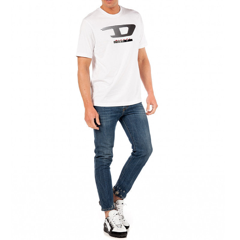 DIESEL T JUST Y4 Mens T Shirt Crew Neck Short Sleeve Casual Cotton Tee