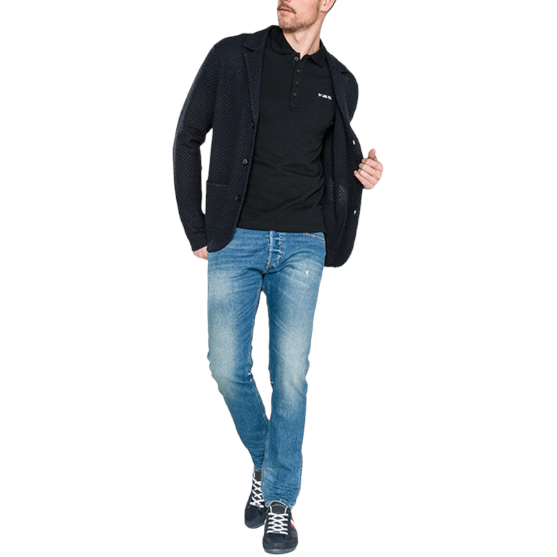 DIESEL TEPPHAR 089AW Mens Jeans Denim Slim Carrot Fit Cotton Stretch Casual Pant