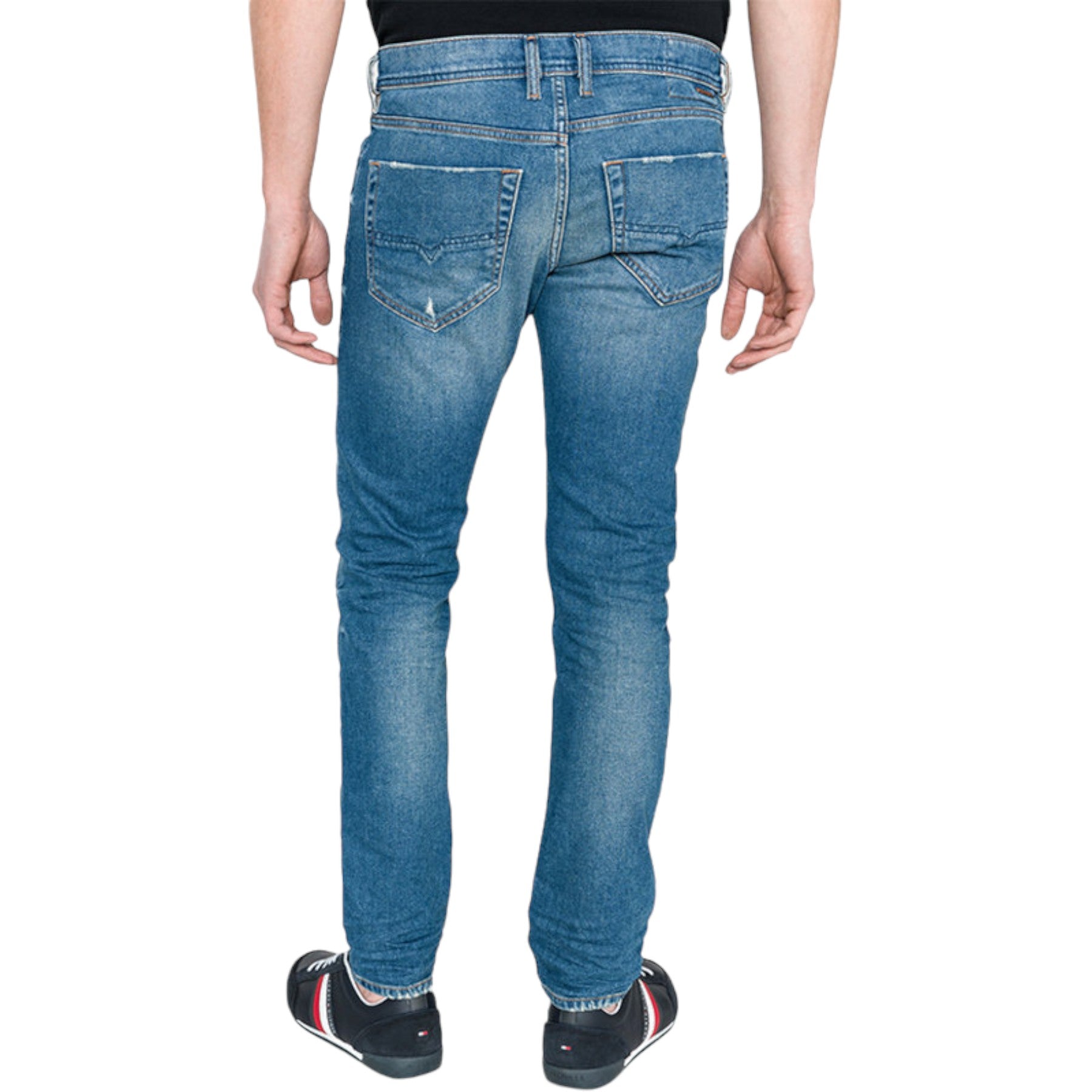 DIESEL TEPPHAR 089AW Mens Jeans Denim Slim Carrot Fit Cotton Stretch Casual Pant