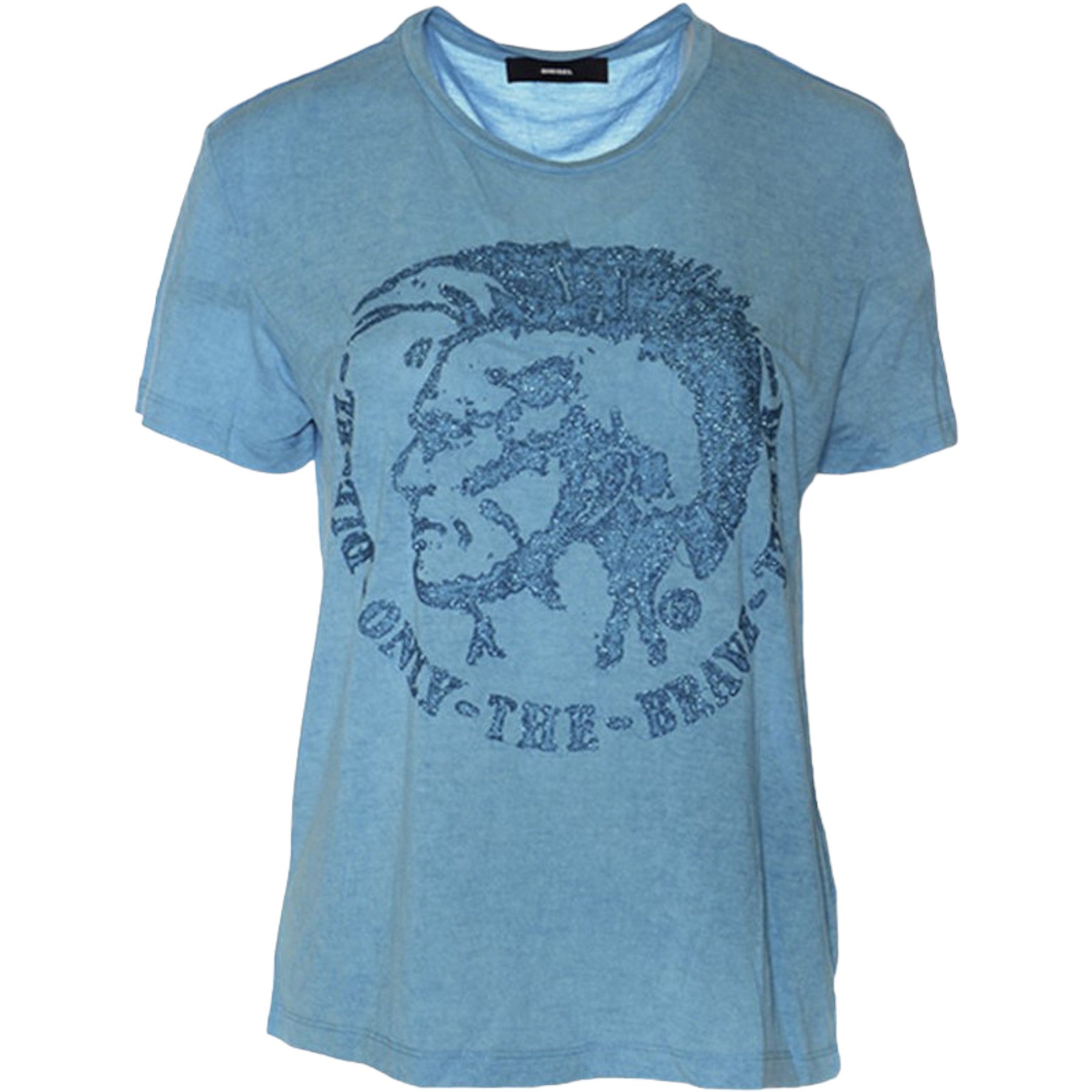 DIESEL T MORI Womens T Shirt Crew Neck Short Sleeve Casual Summer Cotton Top NEW