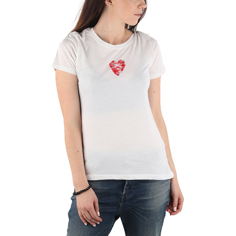 DIESEL T SILY C Womens T Shirt Crew Neck Short Sleeve Top Casual Summer Tee NEW