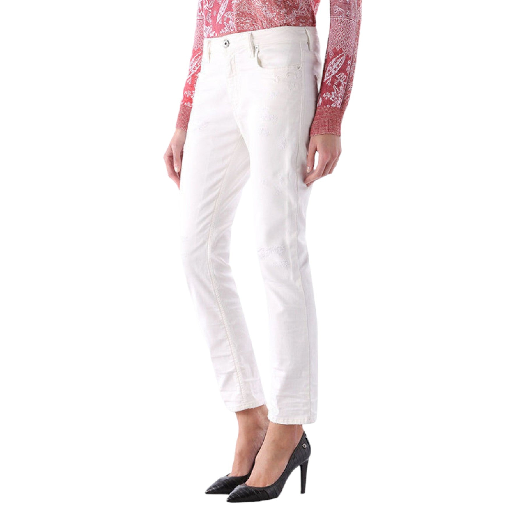 DIESEL GRUPEE NE 0672D Womens Jeans Slim Fit Stretchy Casual Denim Jogg Pants