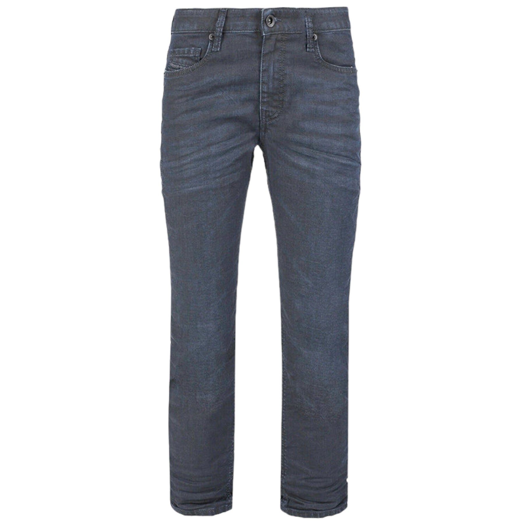 DIESEL RIZZO NE 0681S Womens Denim Jeans Stretchy Slim Fit Blue Sweat Jogg Pants