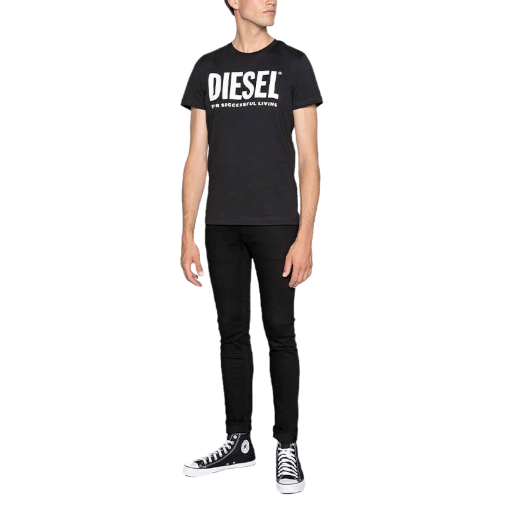 DIESEL T DIEGO LOGO Mens T Shirts Short Sleeved Casual Top Summer Cotton Tee NEW