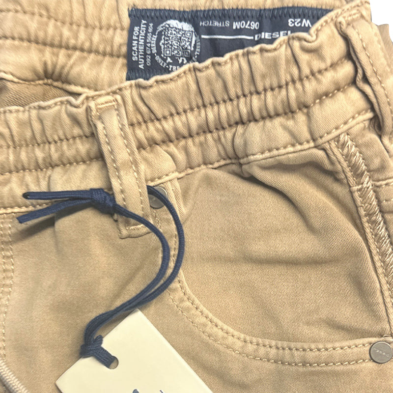 DIESEL KRAILEY R NE 0670M Womens Denim Jeans Slim Fit Skinny Sweat Jogg Pant NEW