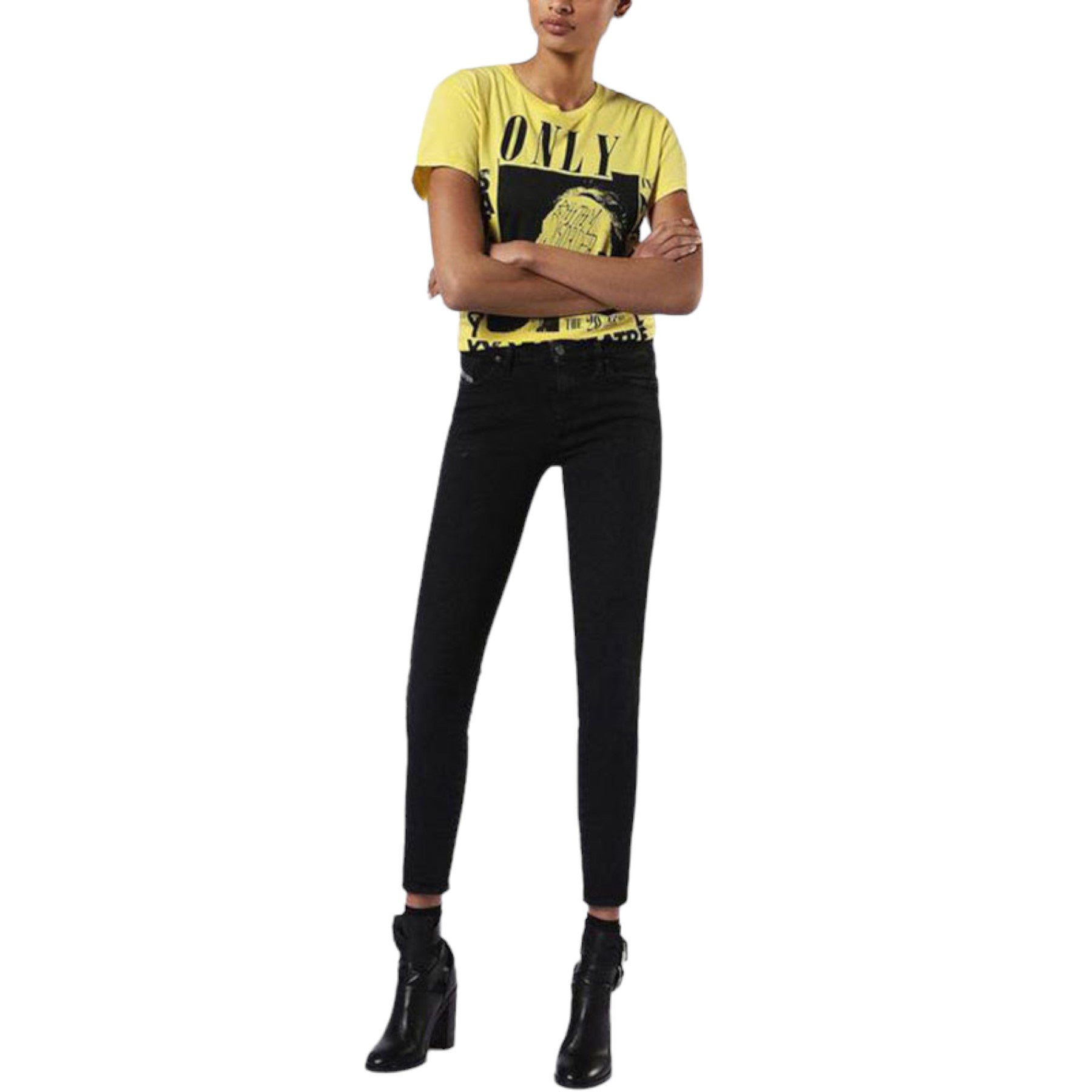 DIESEL T SULLY BA Womens T Shirts Crew Neck Short Sleeve Casual Summer Tee Top