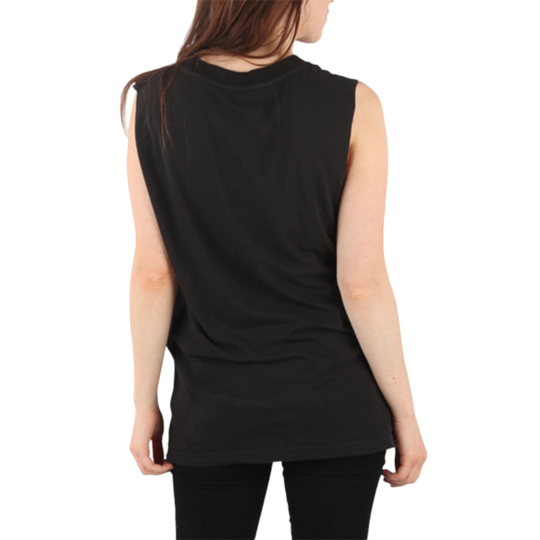 DIESEL T WESSY Womens T-Shirt Summer Ebony Casual Party Outwear Sleeveless Top