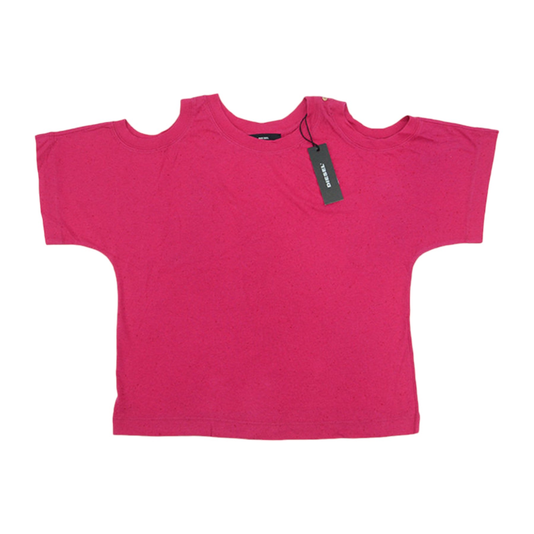 DIESEL T MARIE Womens T Shirts Crew Neck Short Sleeve Cut Out Summer Party Tops