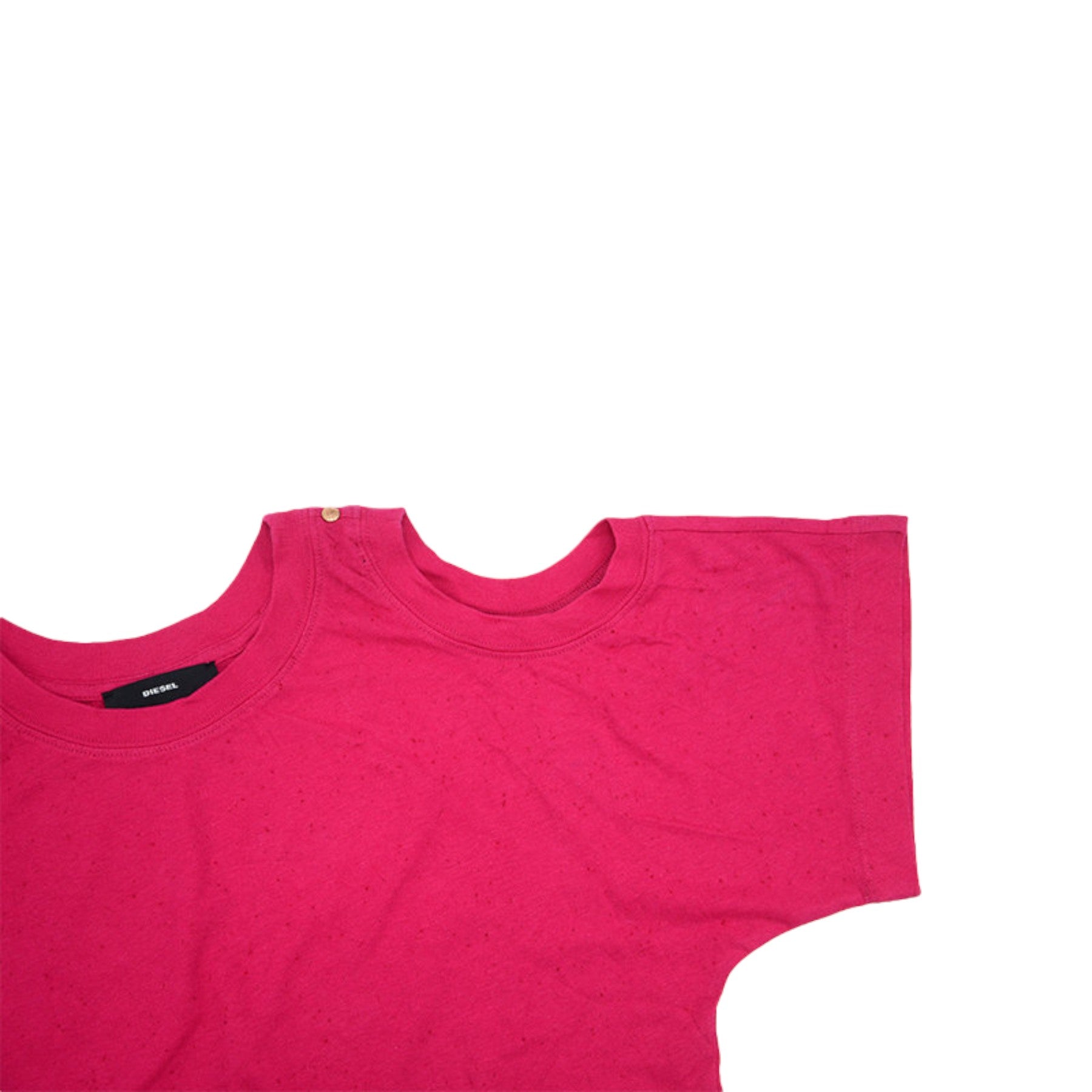 DIESEL T MARIE Womens T Shirts Crew Neck Short Sleeve Cut Out Summer Party Tops