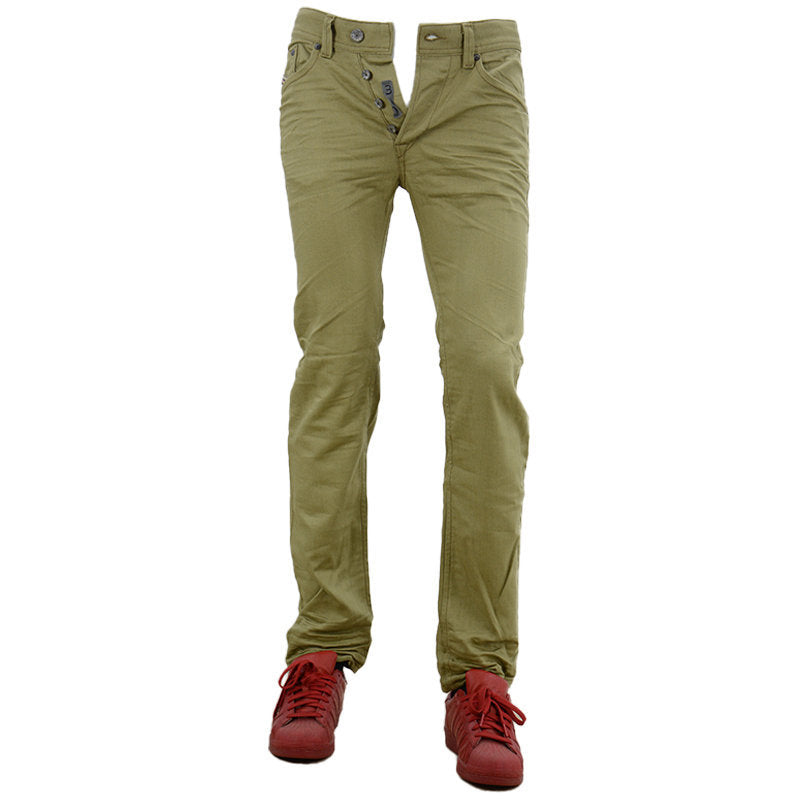 DIESEL DARRON 008QU Mens Jeans Tapered Leg Slim Fit Casual Cotton Denim Pants