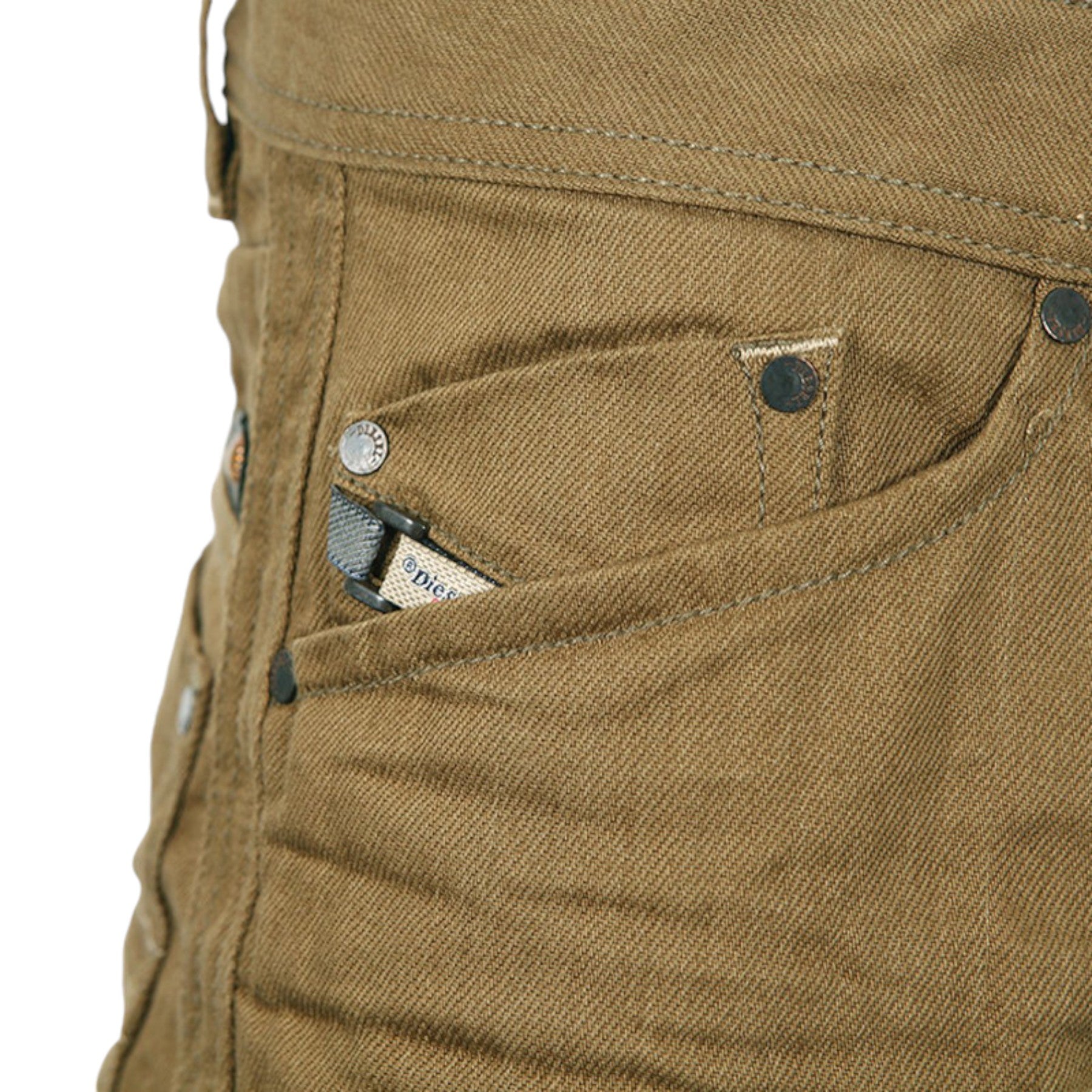 DIESEL DARRON 008QU Mens Jeans Tapered Leg Slim Fit Casual Cotton Denim Pants