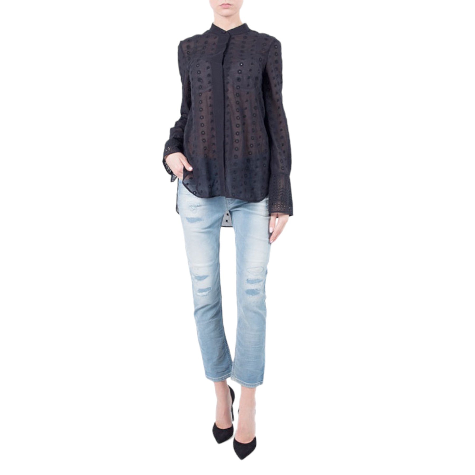 DIESEL RIZZO NE 0673M Womens Denim Jeans Stretch Trouser Casual Sweat Jogg Pants