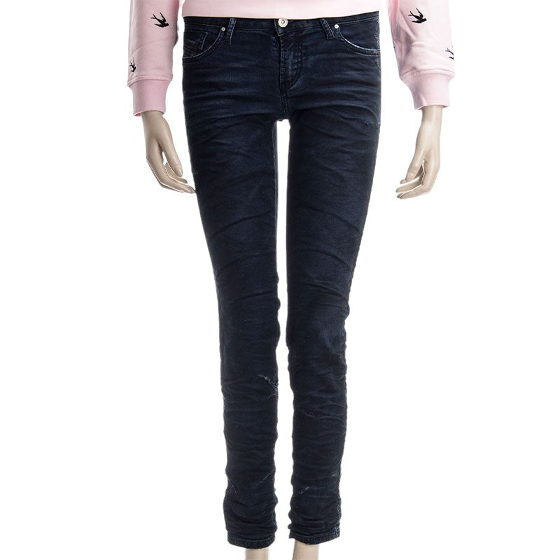 DIESEL GRACEY NE 069CG Womens Denim Jeans Skinny Leg Casual Sweat Jogg Pants NEW