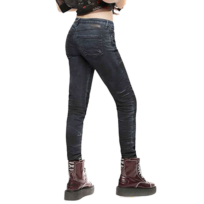 DIESEL GRACEY NE 069CG Womens Denim Jeans Skinny Leg Casual Sweat Jogg Pants NEW