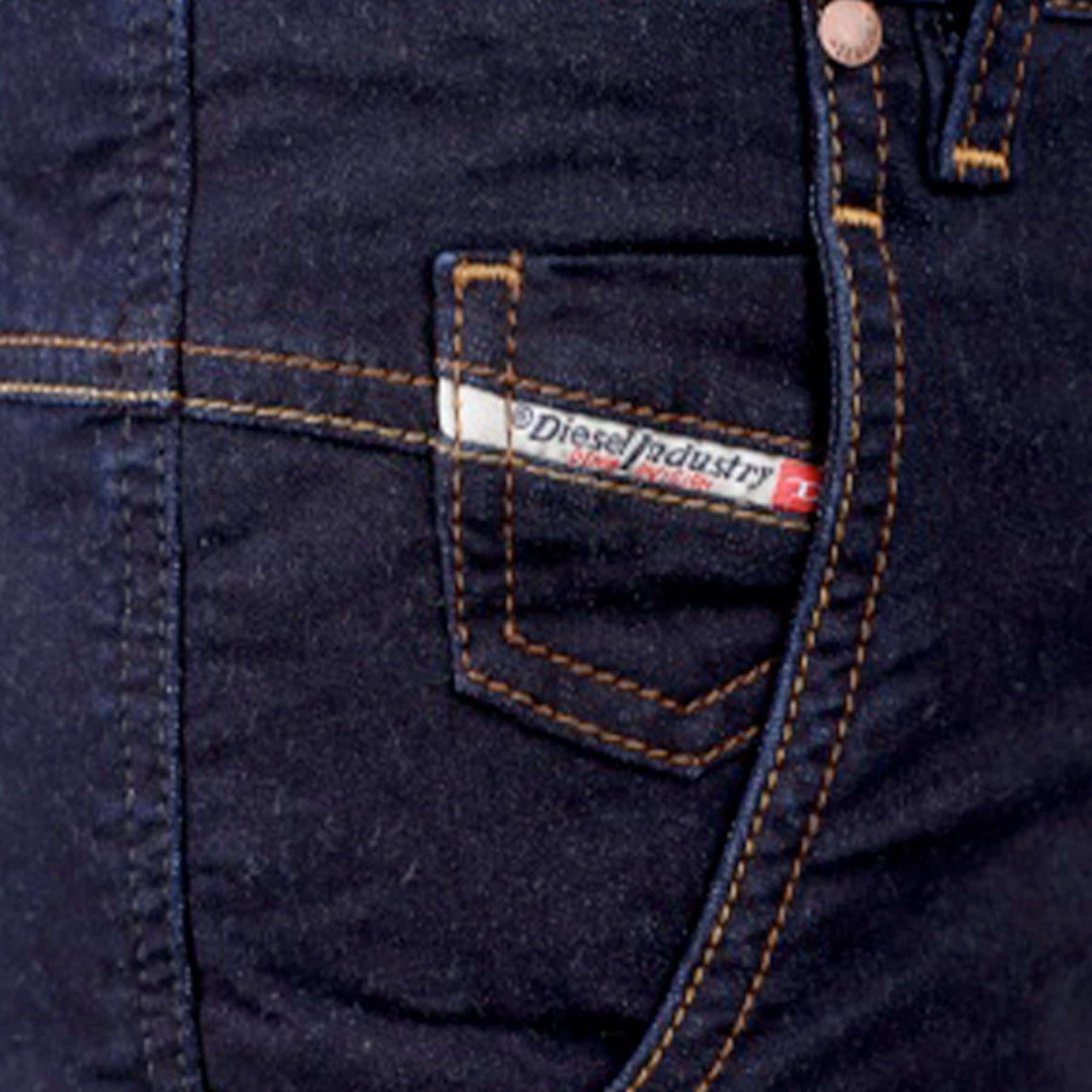 DIESEL FAYZA-NE 0600V Womens Denim Jeans Tapered Leg Casual Stretchy Jogg Pants