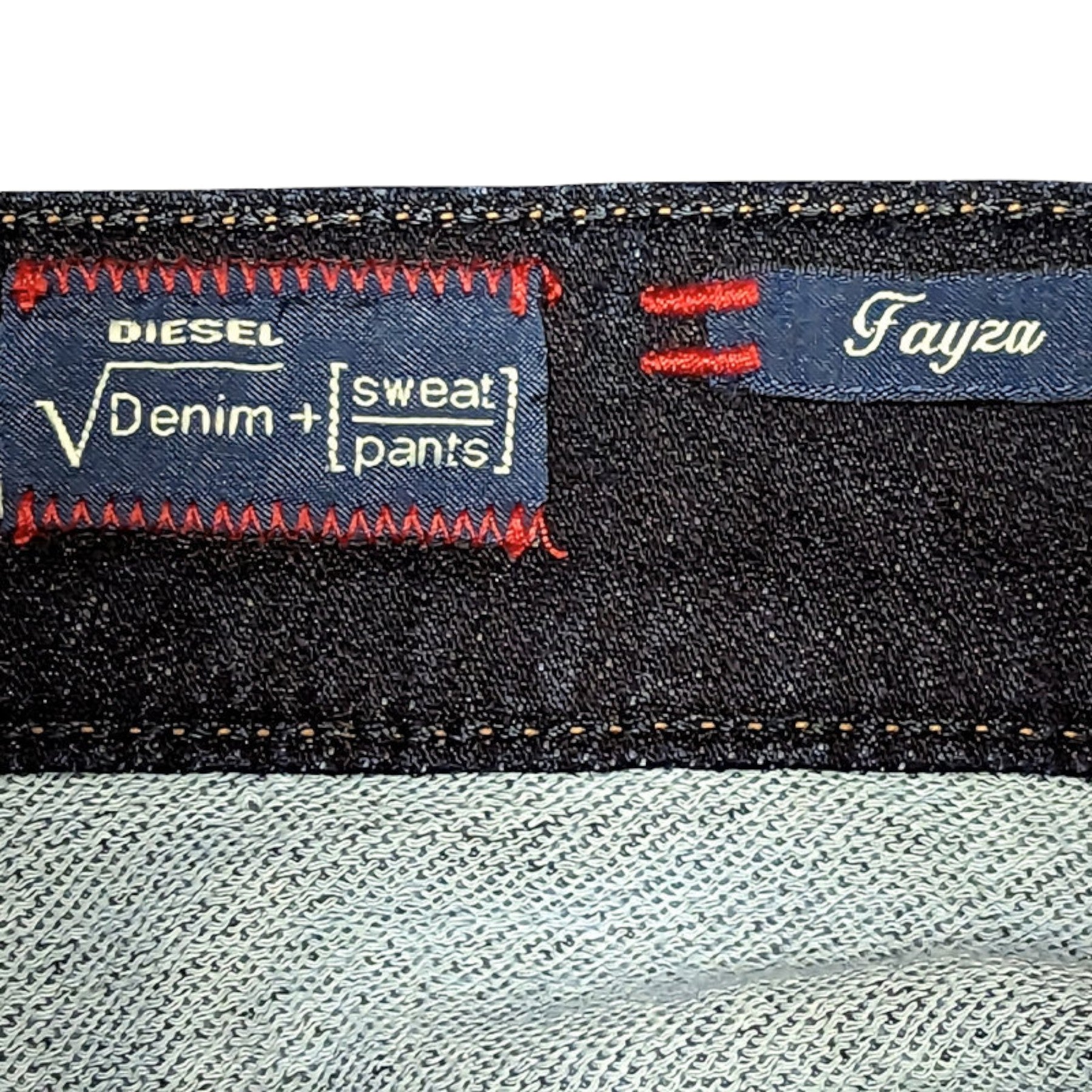 DIESEL FAYZA-NE 0600V Womens Denim Jeans Tapered Leg Casual Stretchy Jogg Pants