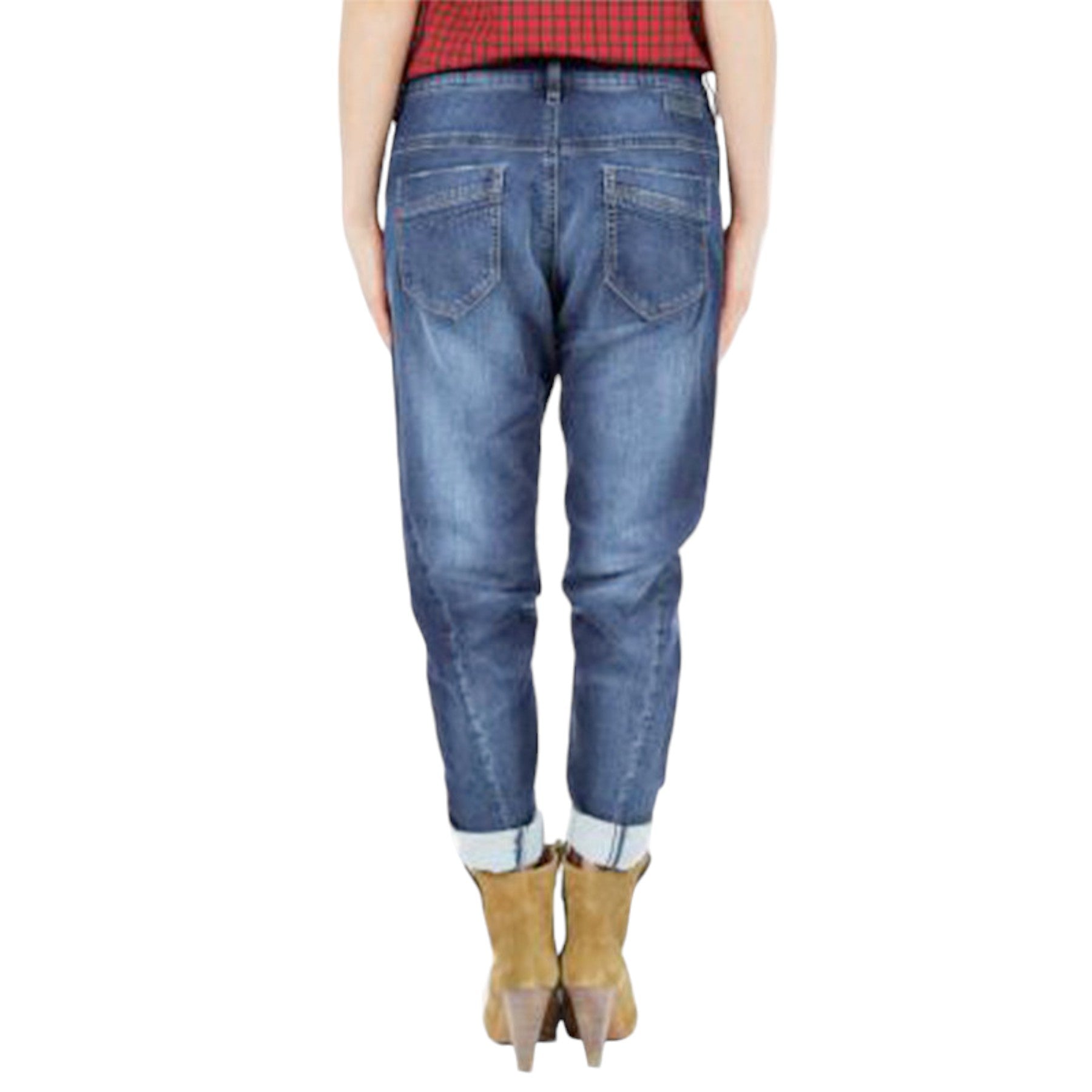 DIESEL FAYZA-NE 0674Y Womens Jeans Tapered Leg Stretch Casual Denim Jogg Pants