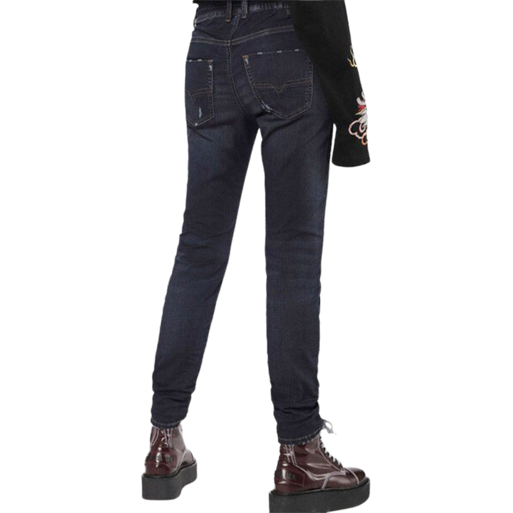 DIESEL KRAILEY NE 0699W Womens Jeans Distressed Slim Fit Ladies Denim Jogg Pants