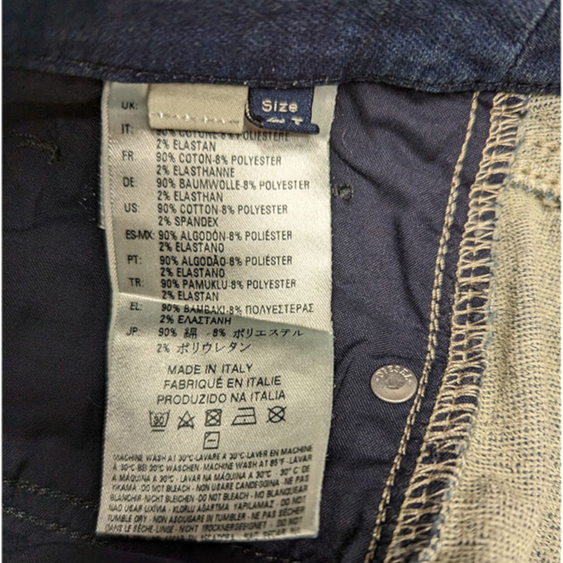 DIESEL GRUPEE NE 0672F Womens Sweat Jogg Jeans Denim Stretchy Slim Fit Blue Pant