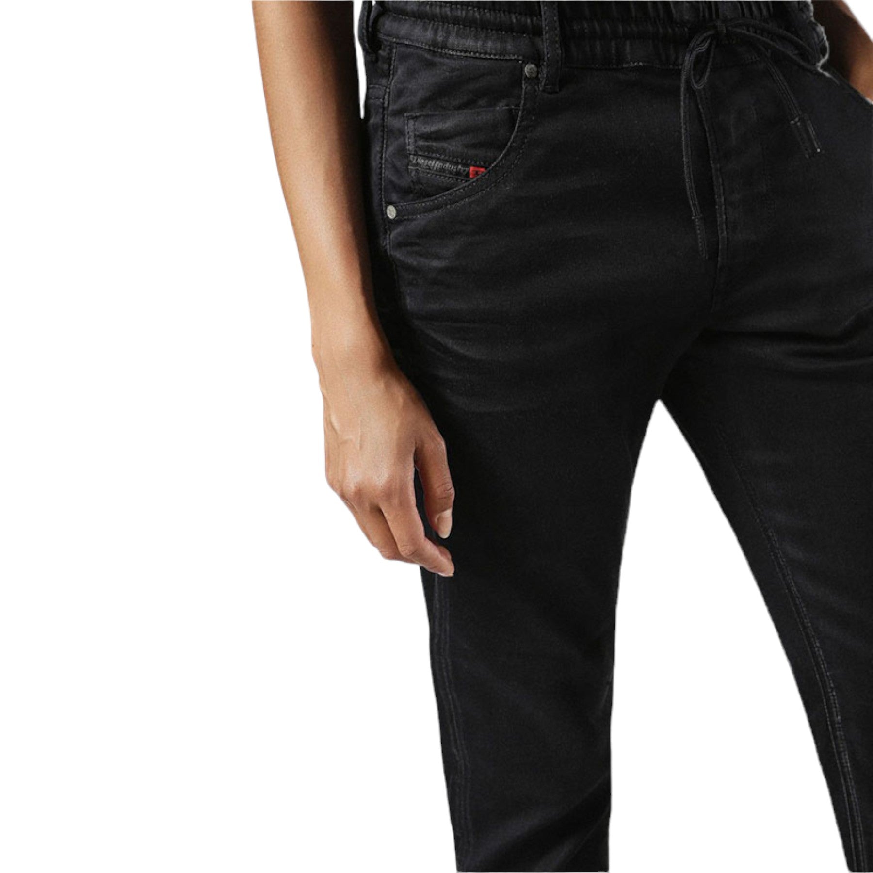 DIESEL KRAILEY NE 0677N Womens Jogg Jeans Slim Fit Skinny Leg Sweat Denim Pants