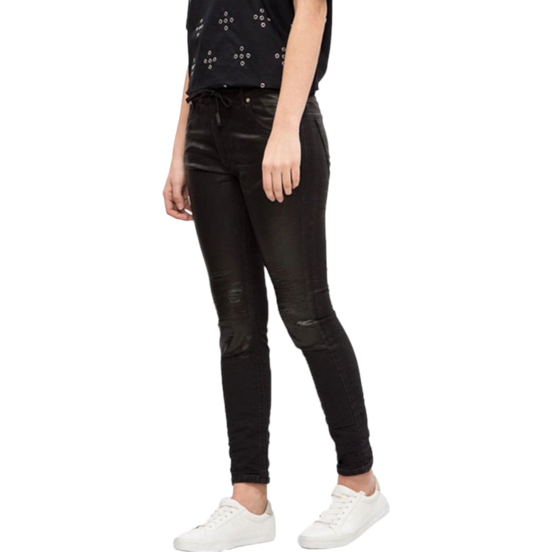 DIESEL KRAILEY R NE 084JB Womens Jogg Jeans Slim Fit Sweat Denim Pants NEW