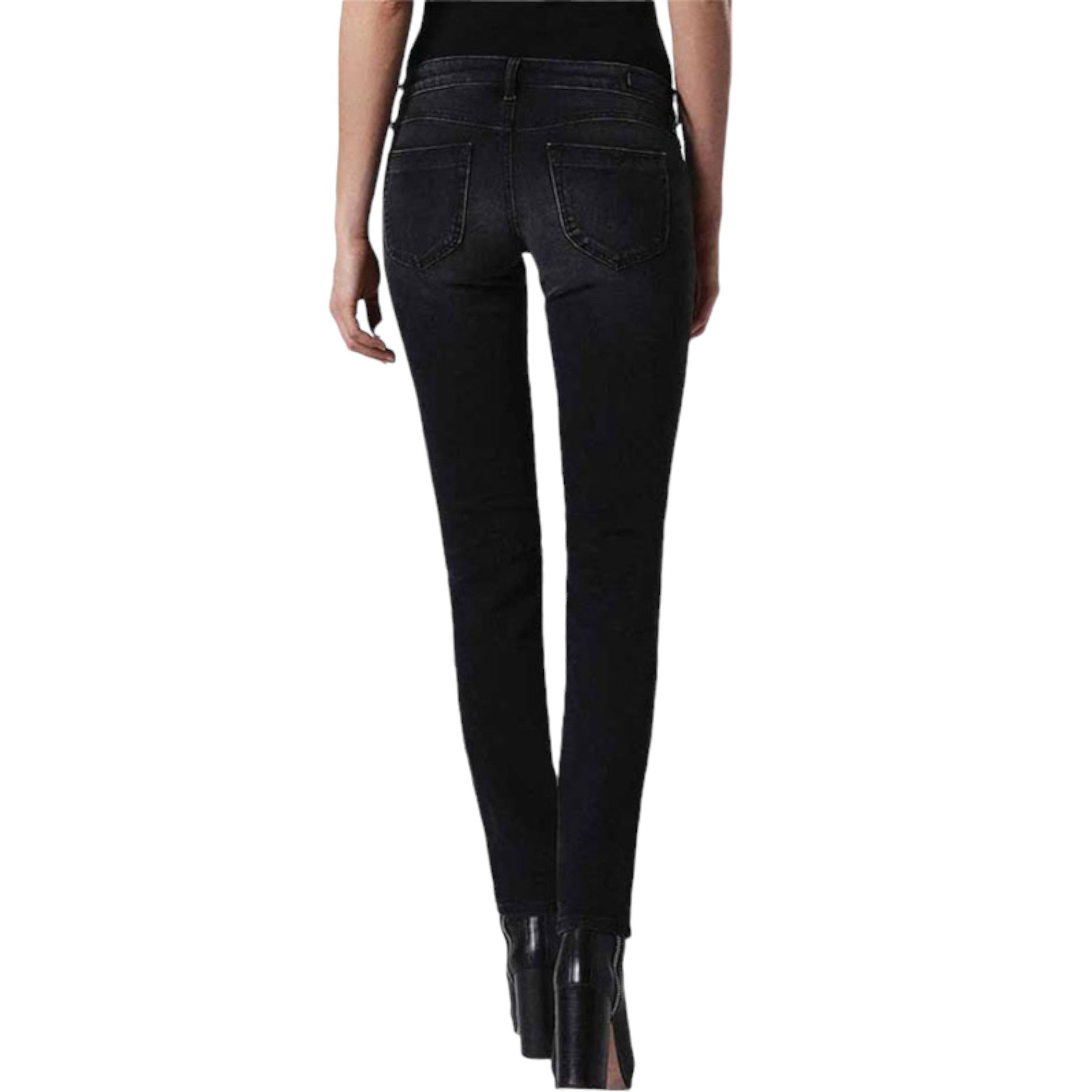 DIESEL GRACEY 0680T Womens Jogg Jeans Sweat Slim Fit Denim Stretch Pants NEW