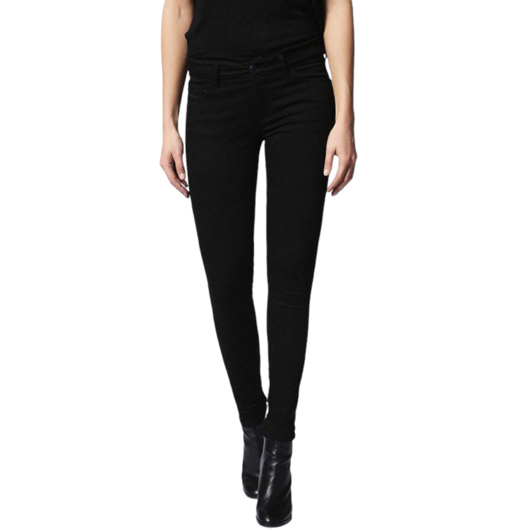 DIESEL Slandy 0860S Womens Jeans Slim Fit Skinny Leg Stretch Denim Pants NEW