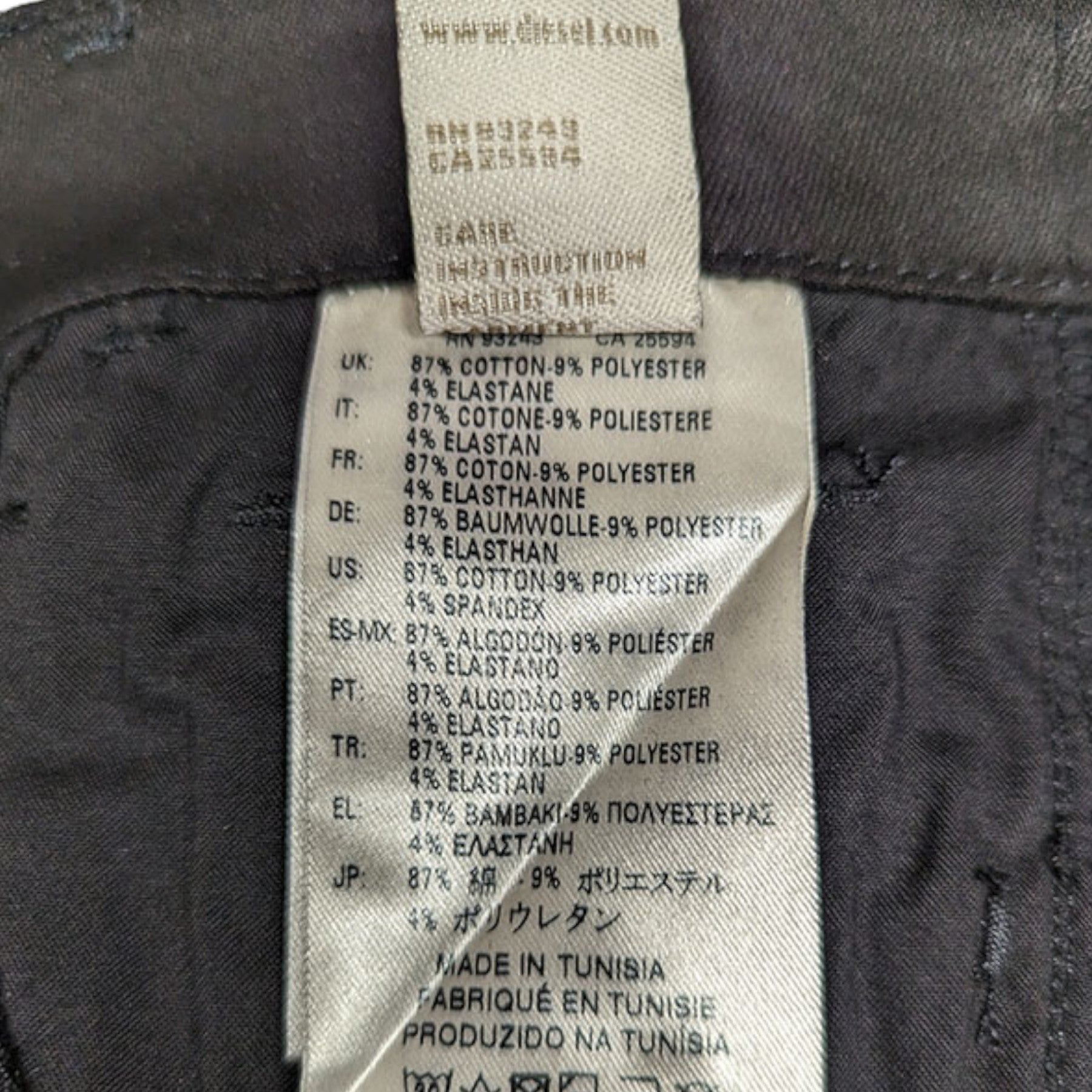 DIESEL Slandy 0860S Womens Jeans Slim Fit Skinny Leg Stretch Denim Pants NEW