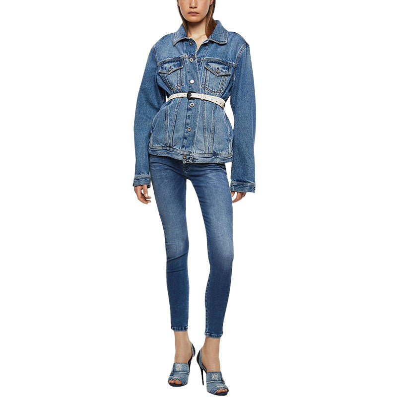 DIESEL Slandy 084NM Womens Jogg Jeans Denim Slim Fit Skinny Leg Stretch Pant NEW