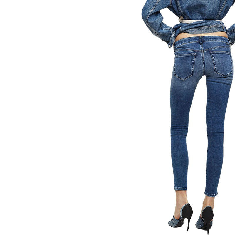 DIESEL Slandy 084NM Womens Jogg Jeans Denim Slim Fit Skinny Leg Stretch Pant NEW
