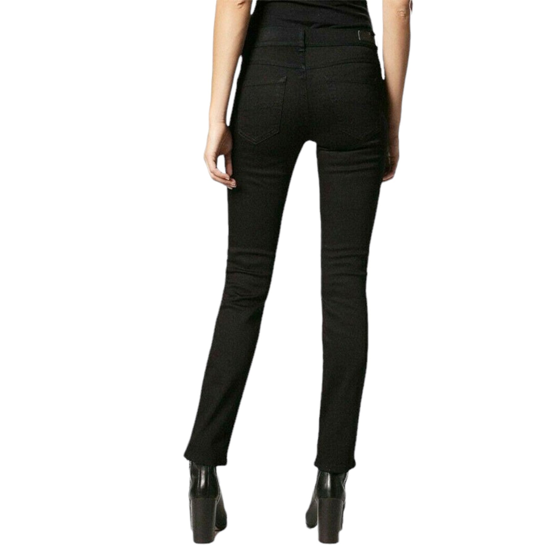 DIESEL SLANDY 0800R Womens Jeans Denim Casual Pants Slim Fit Black Trousers NEW