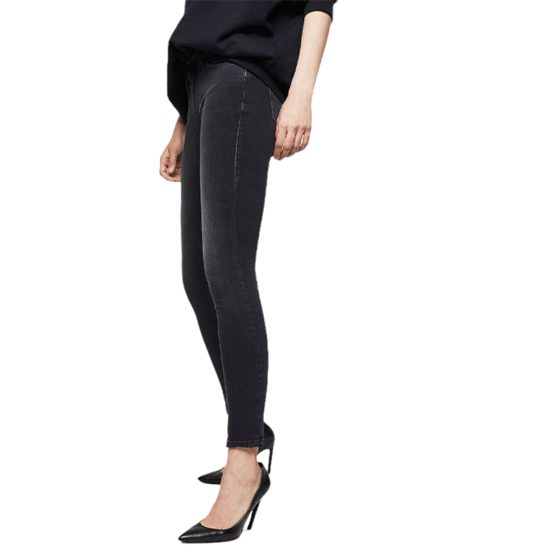 DIESEL Slandy 069BU Womens Denim Jeans Slim Fit Skinny Casual Stretch Pants W26