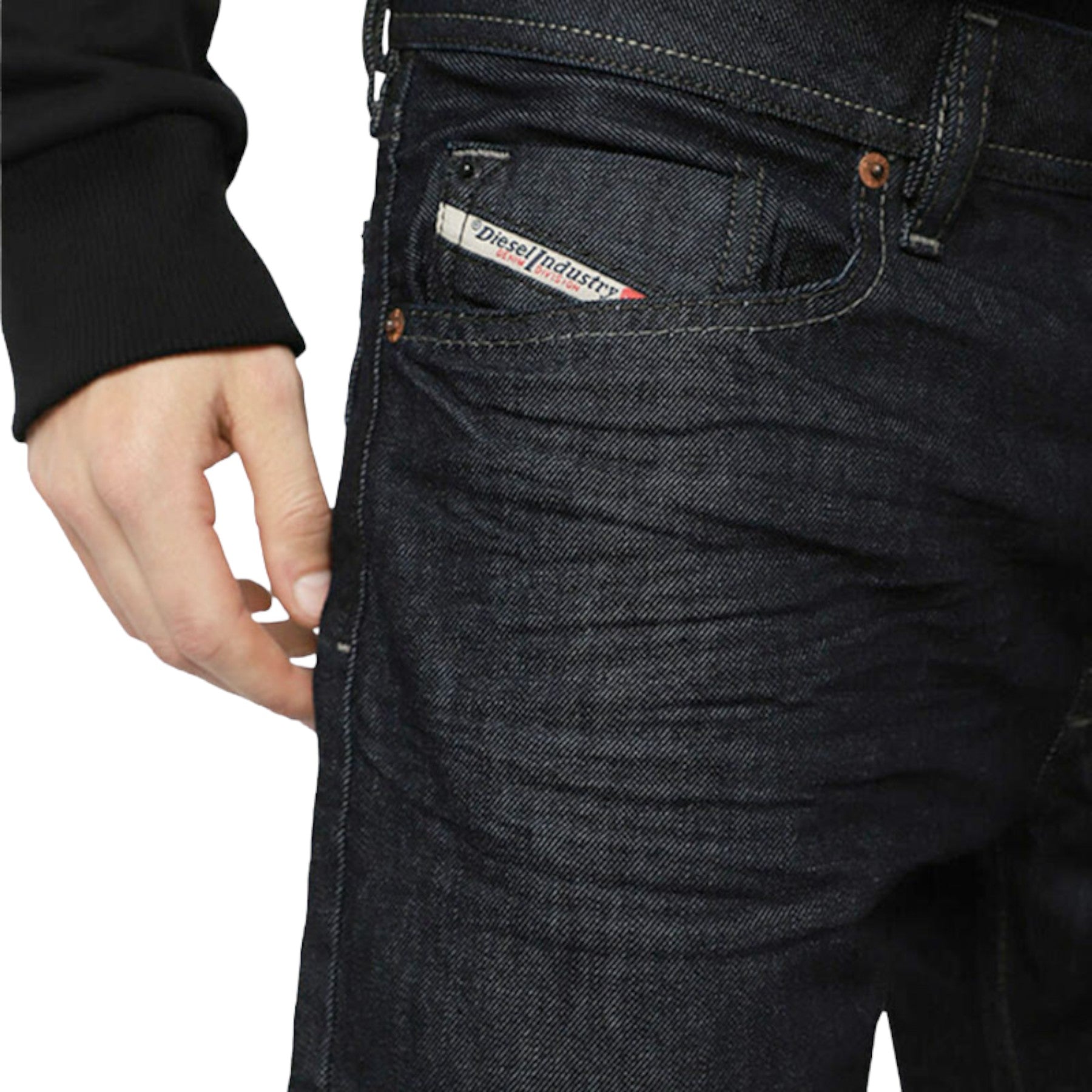 DIESEL WAYKEE 0088Z Mens Denim Jeans Regular Fit Bottoms Casual Straight Pants