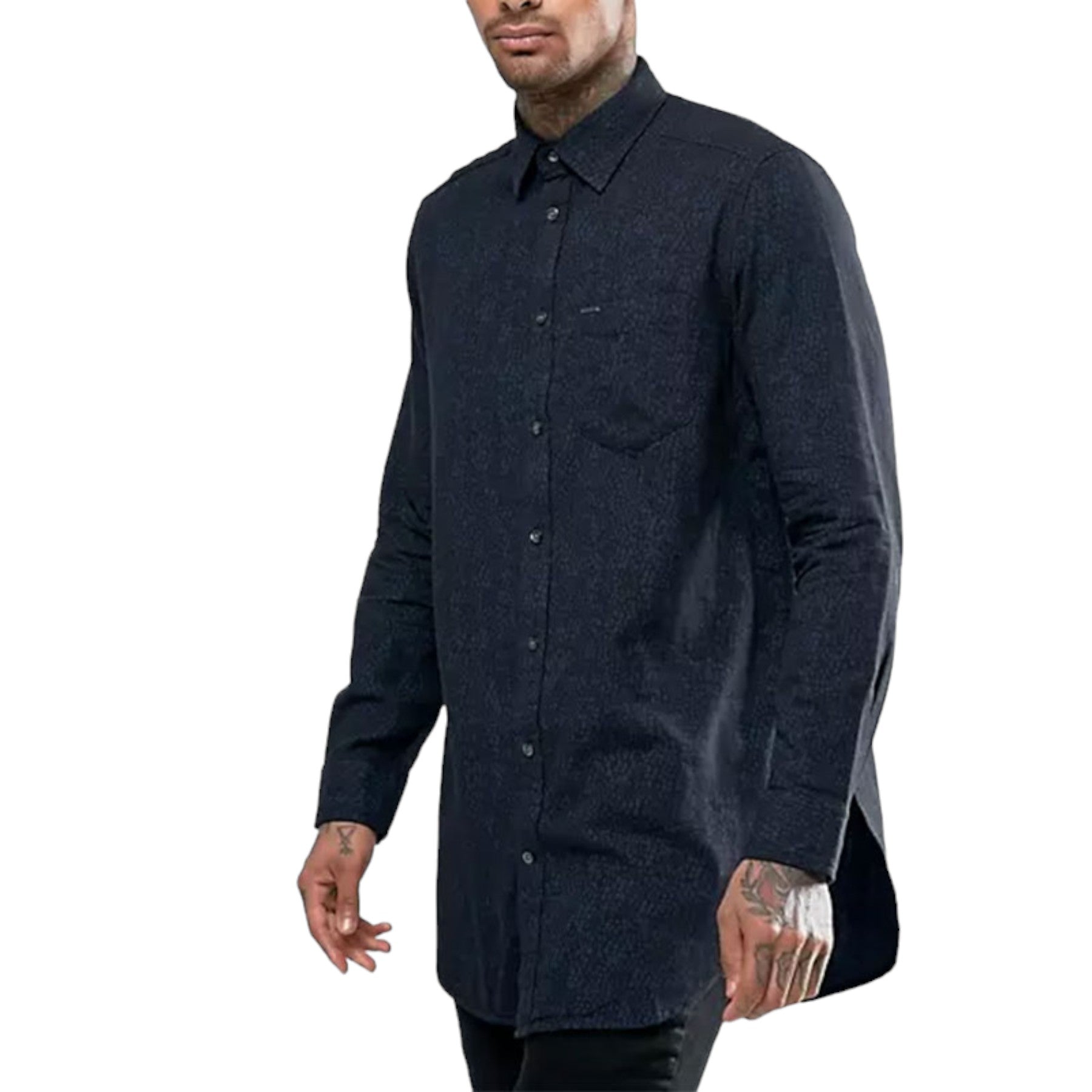 DIESEL S FILTY 0NANE Mens Shirt Long Sleeve Regular Fit Soft Cotton Camicia NEW