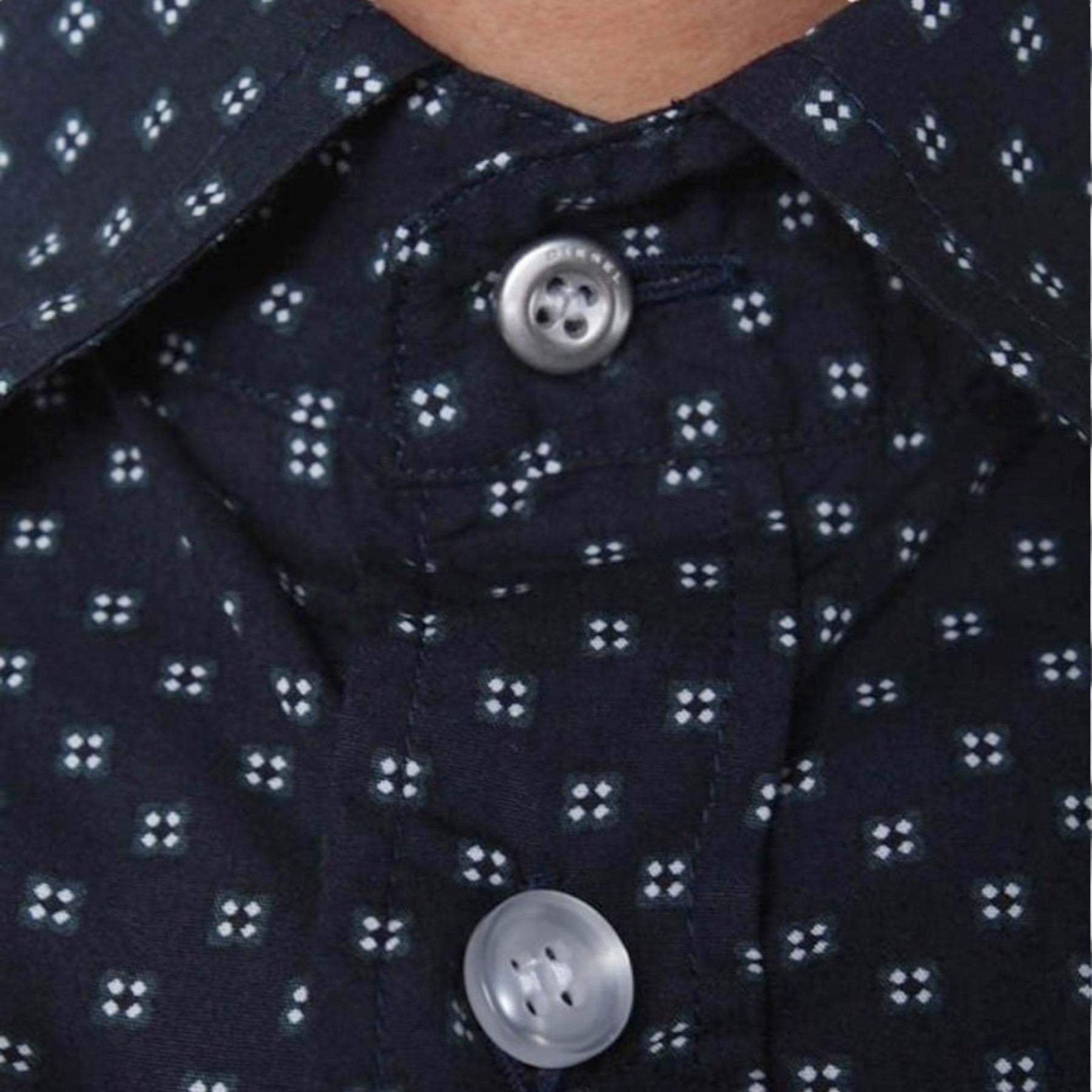 DIESEL S BLANCA 0WALH Mens Shirts Long Sleeve Slim Fit Camicia Cotton Shirt NEW