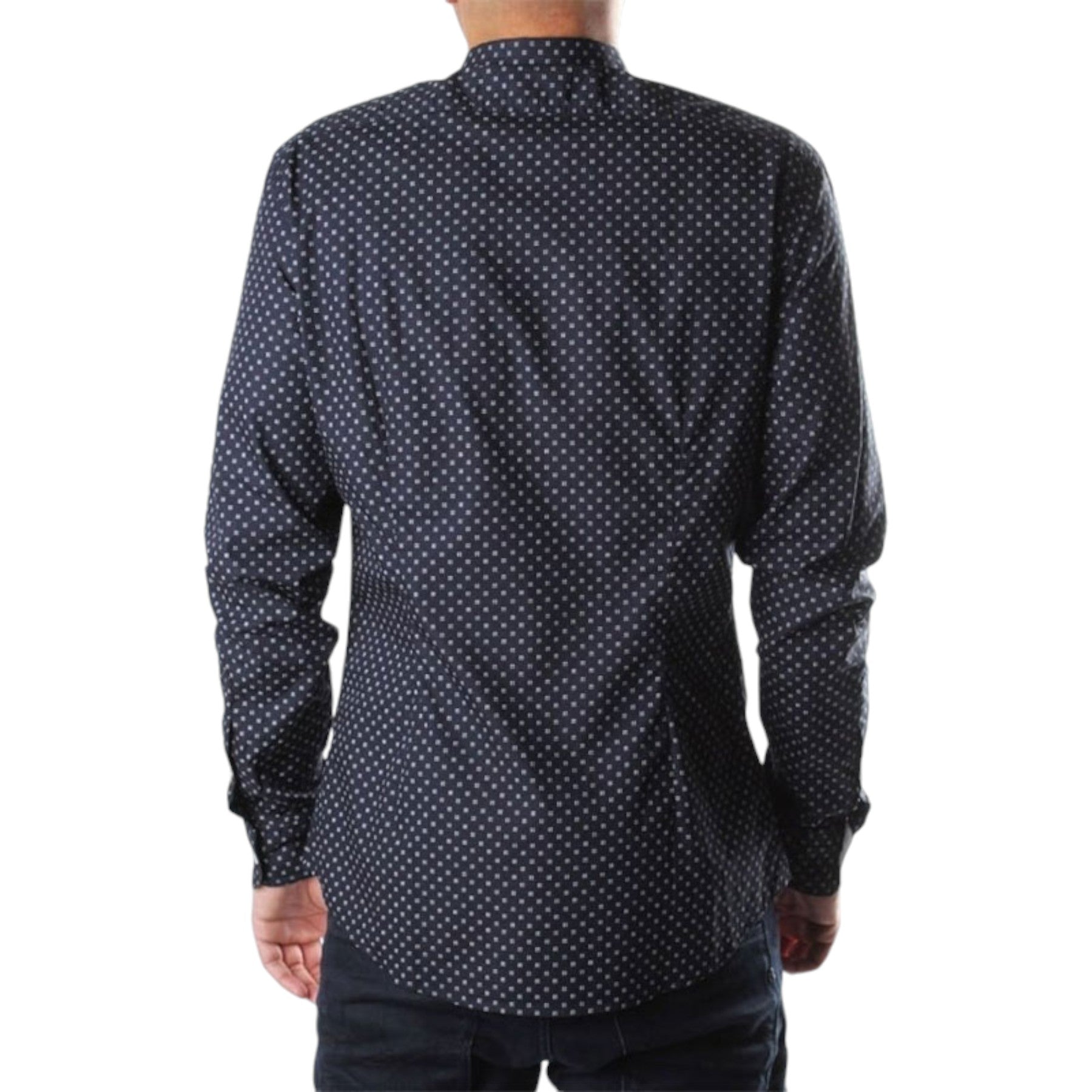 DIESEL S BLANCA 0WALH Mens Shirts Long Sleeve Slim Fit Camicia Cotton Shirt NEW