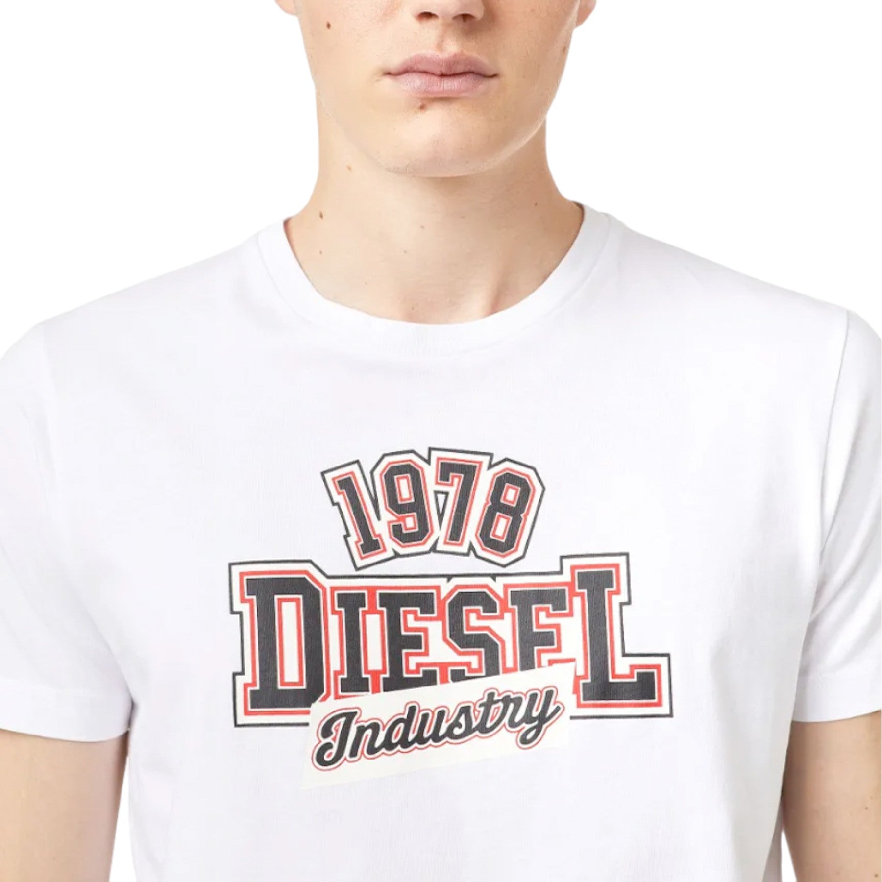 DIESEL T DIEGOS K26 Mens T Shirts Crew Neck Short Sleeve Casual White Summer Tee