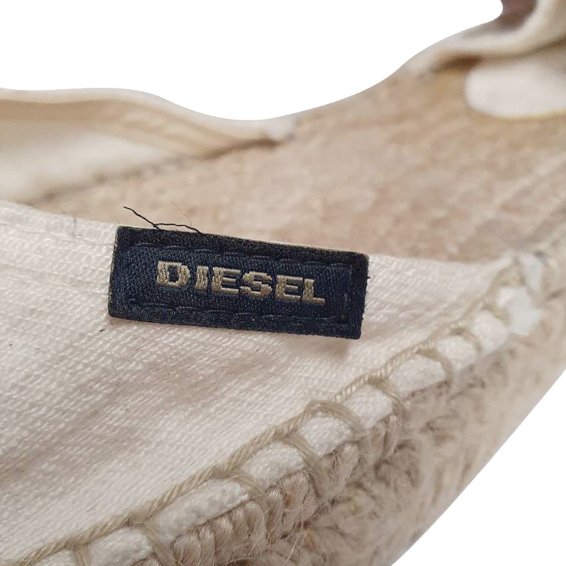 DIESEL ESPADRILLAS RAGS Womens Sandals Casual Denim Lace Up Summer Slip On Shoes