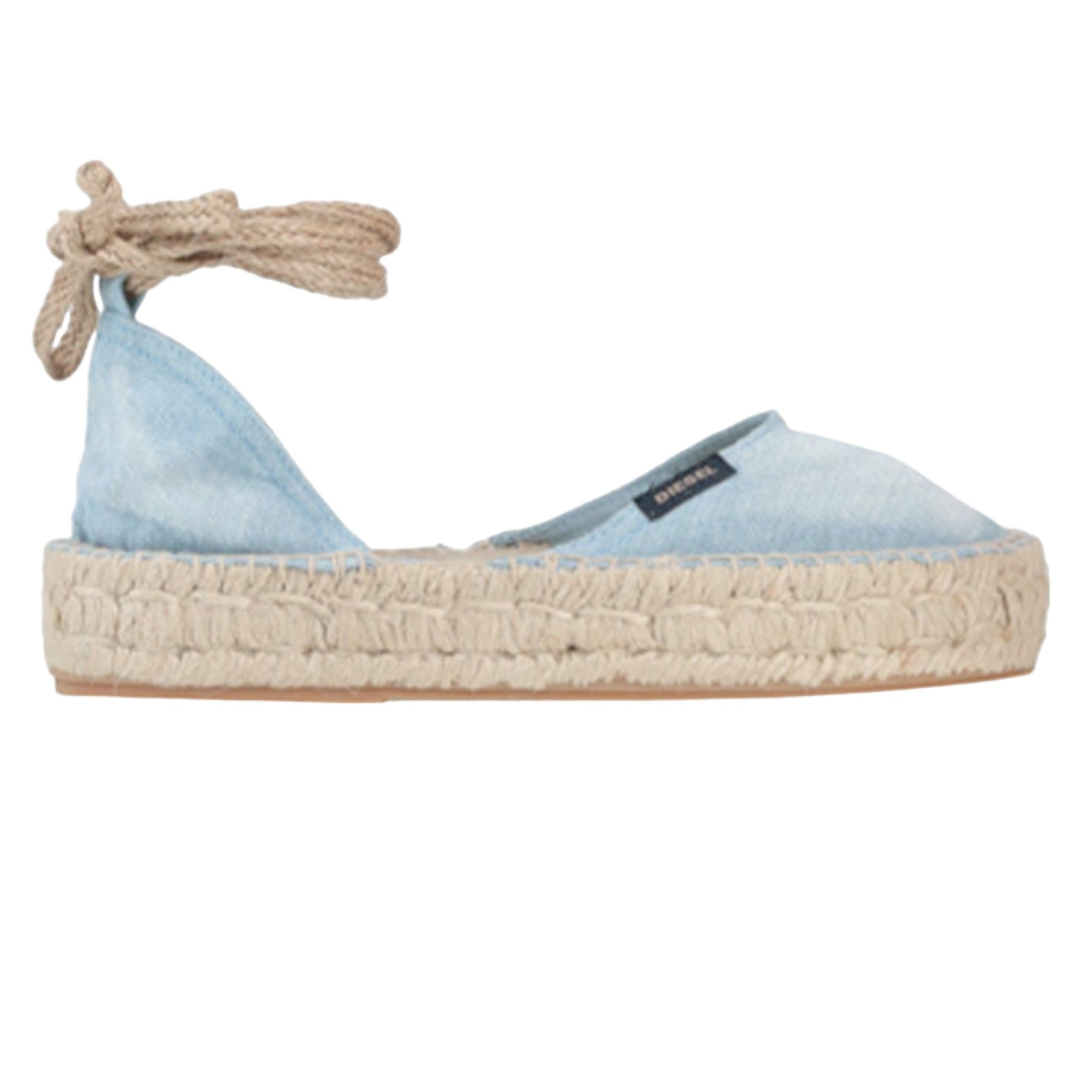 DIESEL ESPADRILLAS RAGS Womens Sandals Casual Denim Lace Up Summer Slip On Shoes