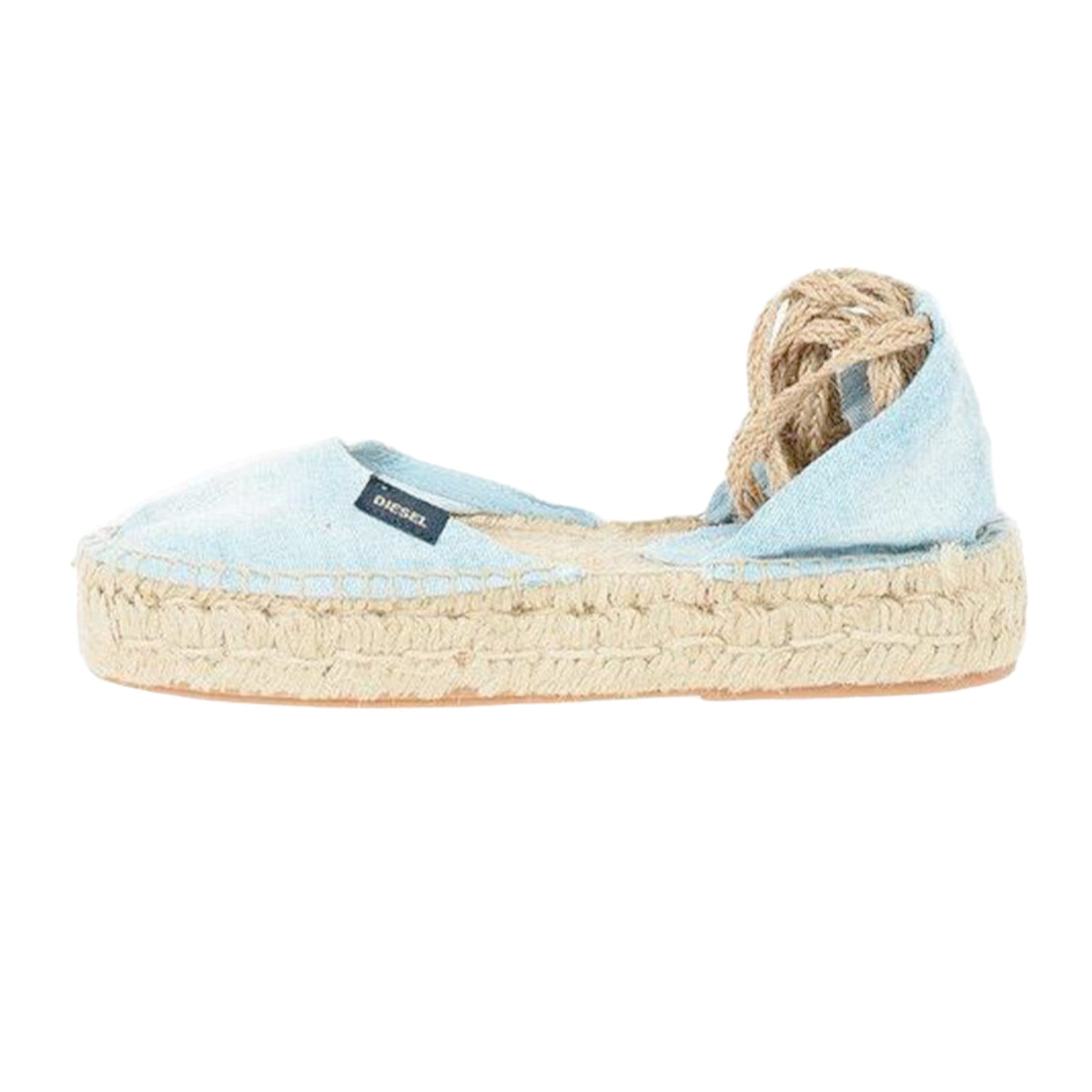 DIESEL ESPADRILLAS RAGS Womens Sandals Casual Denim Lace Up Summer Slip On Shoes