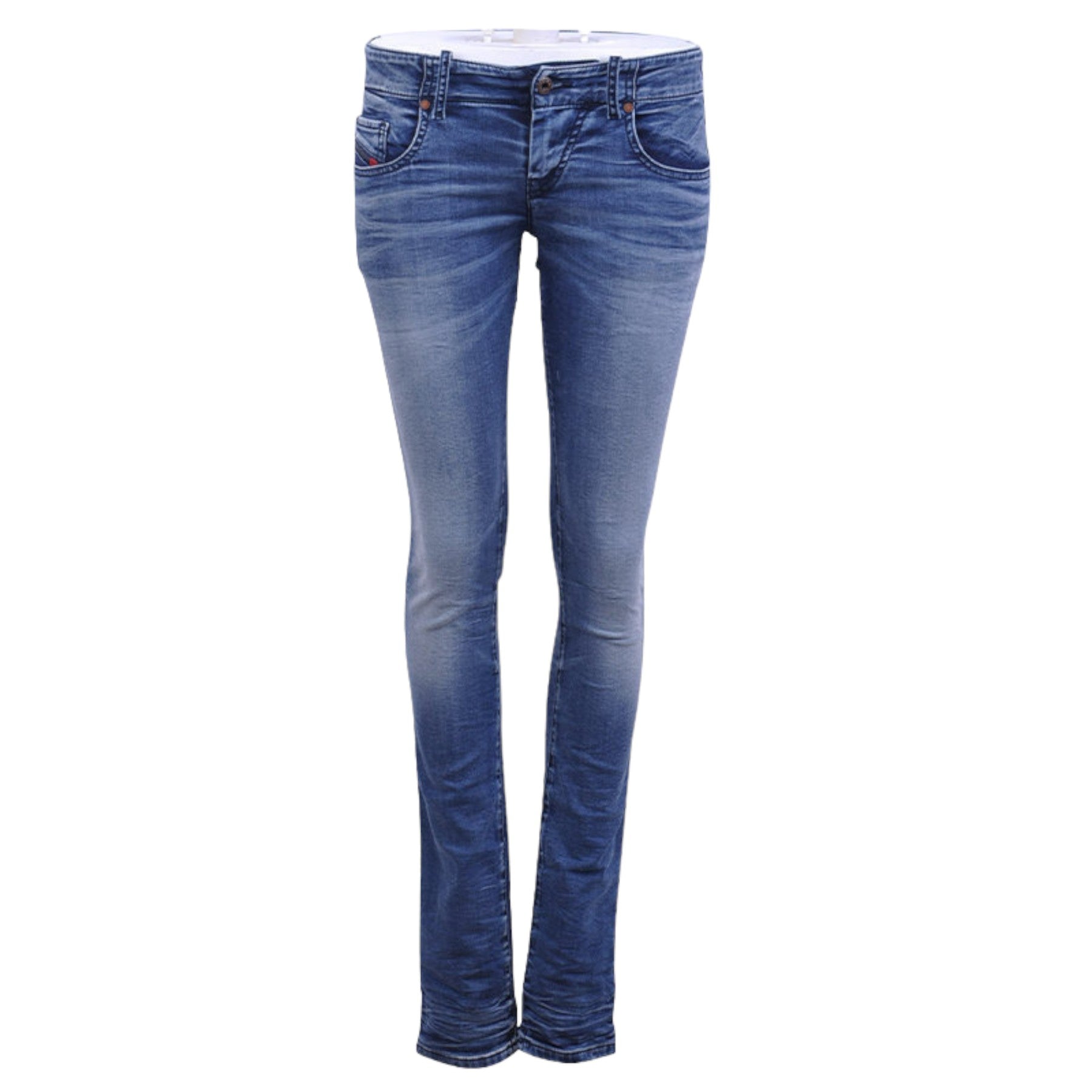 DIESEL GRUPEE NE 0674Z Womens Denim Jeans Skinny Leg Stretchy Jogg Pants New W25