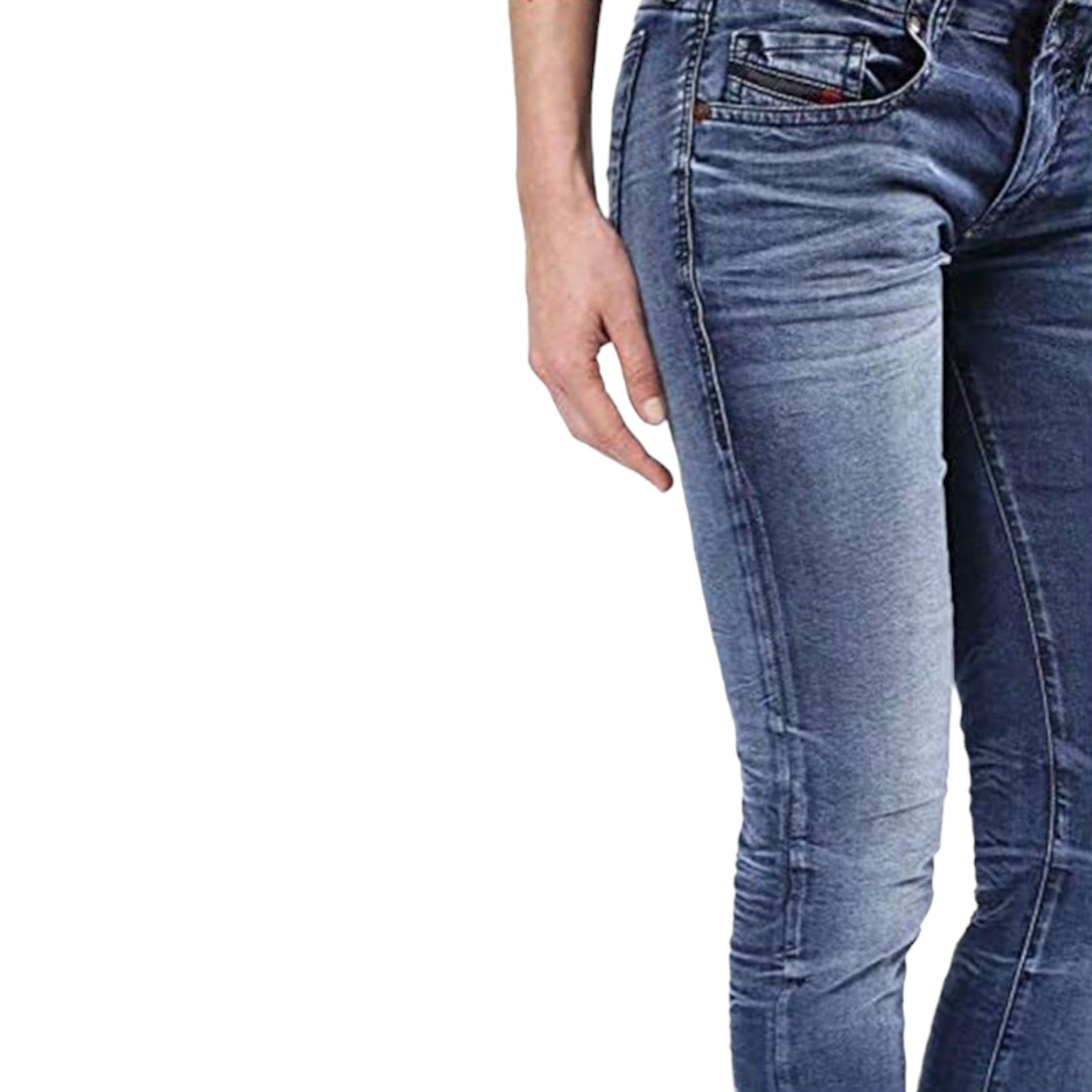 DIESEL GRUPEE NE 0674Z Womens Denim Jeans Skinny Leg Stretchy Jogg Pants New W25